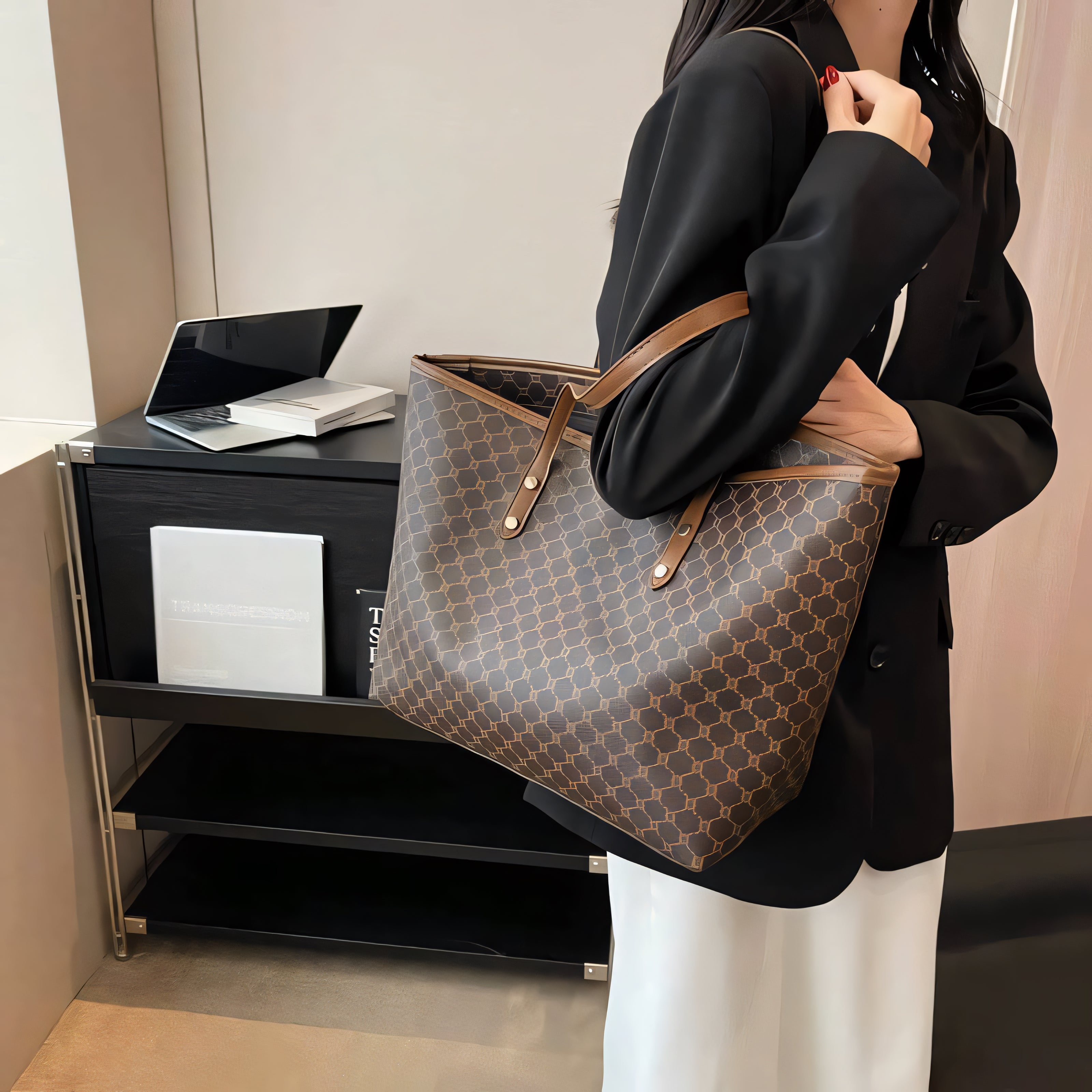 Bellavoro Monogram Tote Handbag