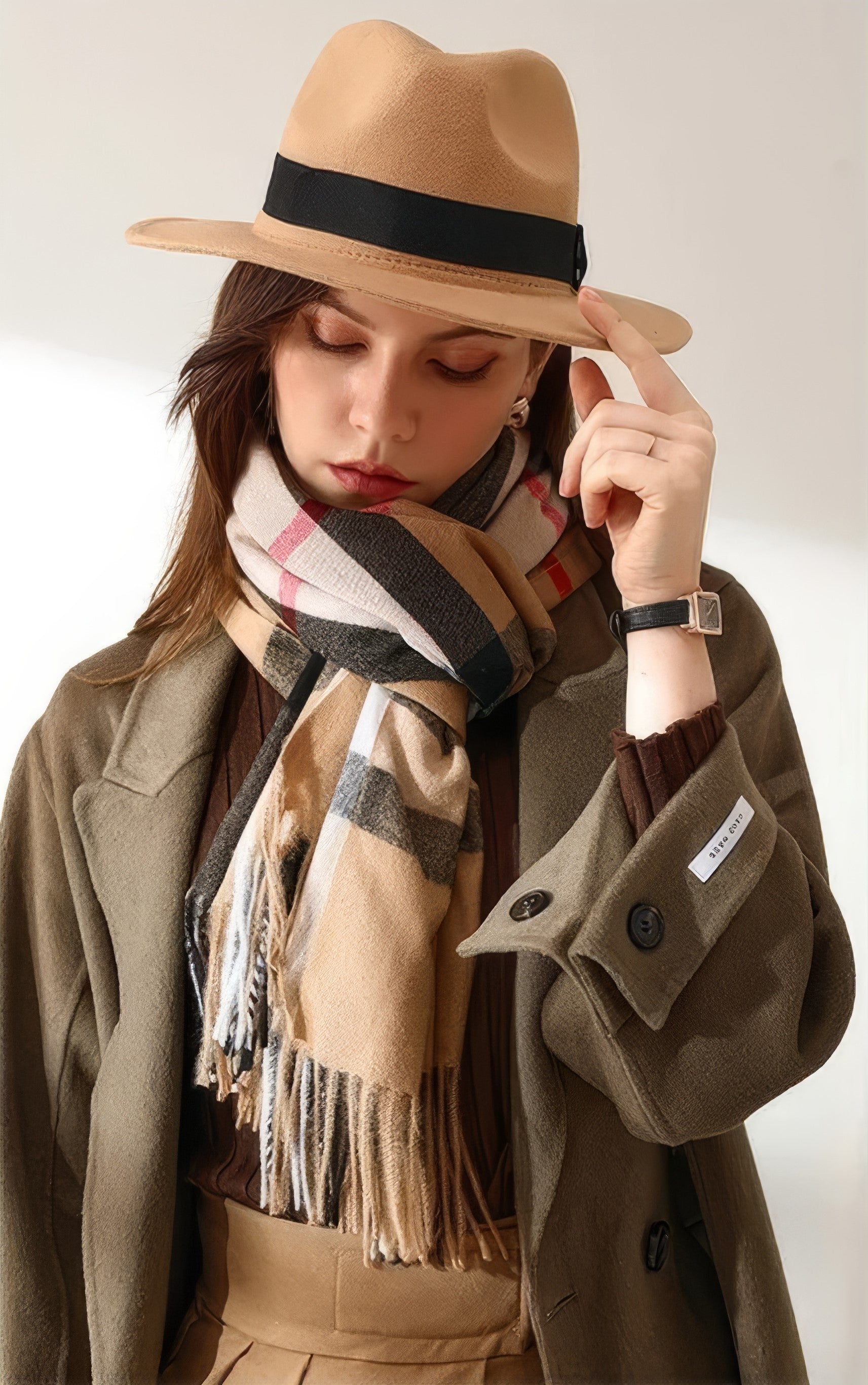 Caldo Plaid Scarf