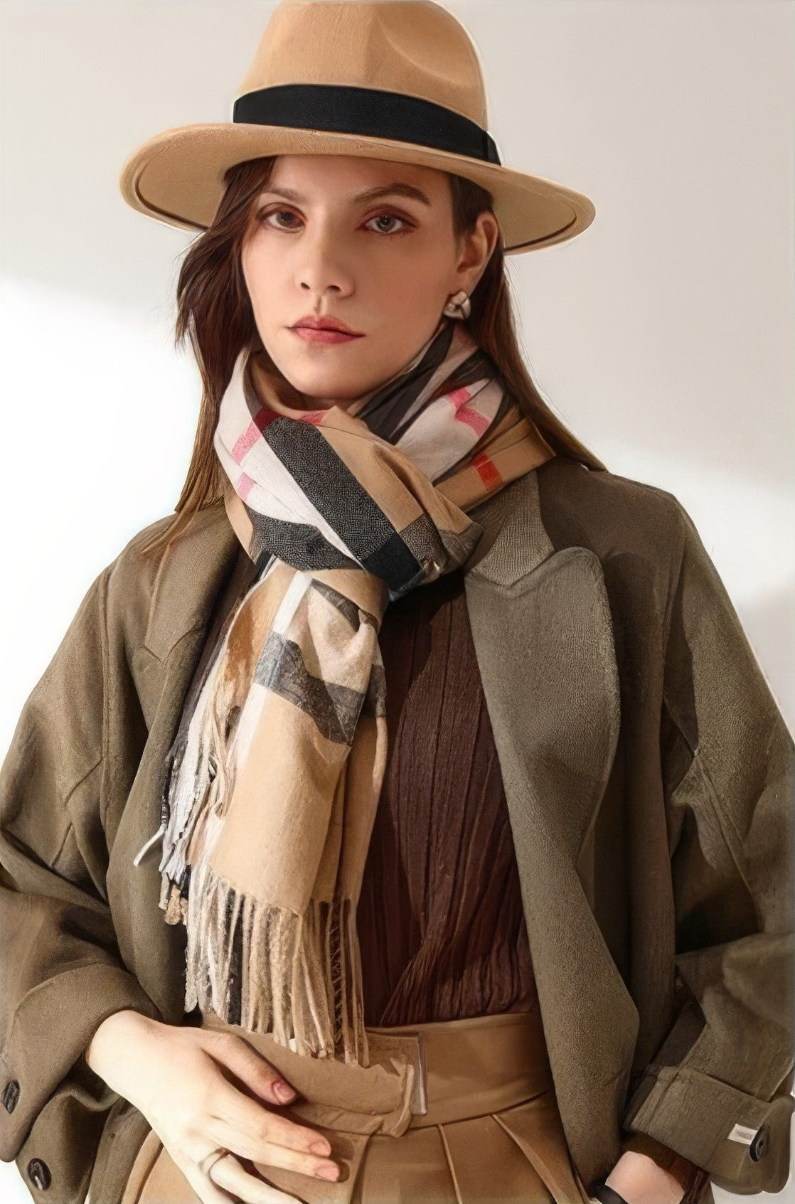 Caldo Plaid Scarf