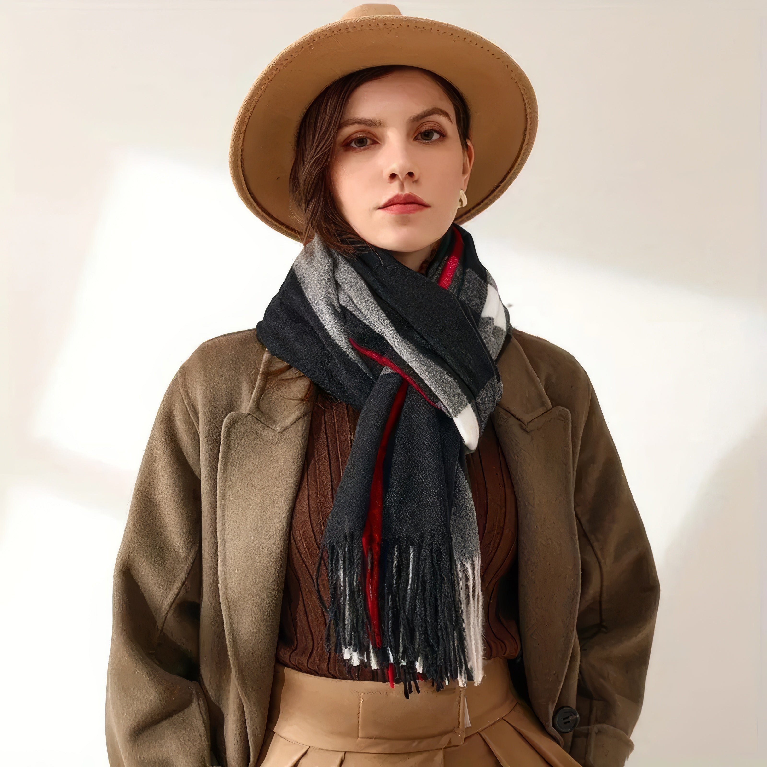 Caldo Plaid Scarf