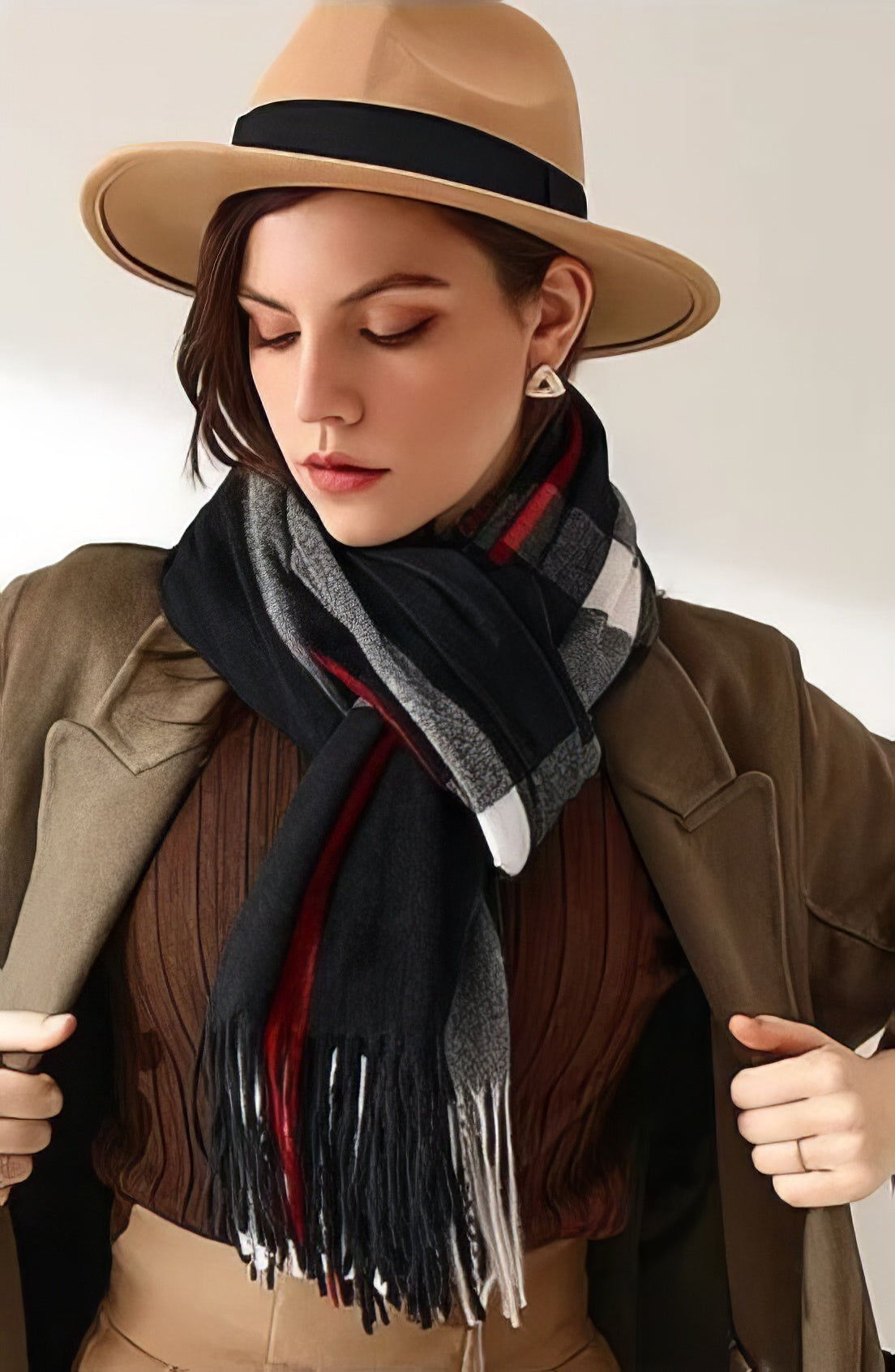 Caldo Plaid Scarf