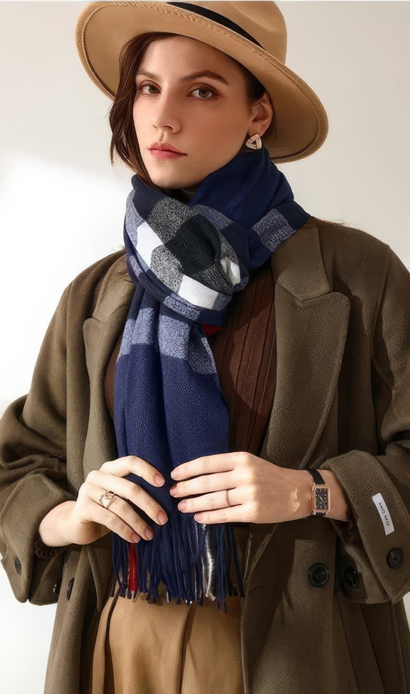 Caldo Plaid Scarf