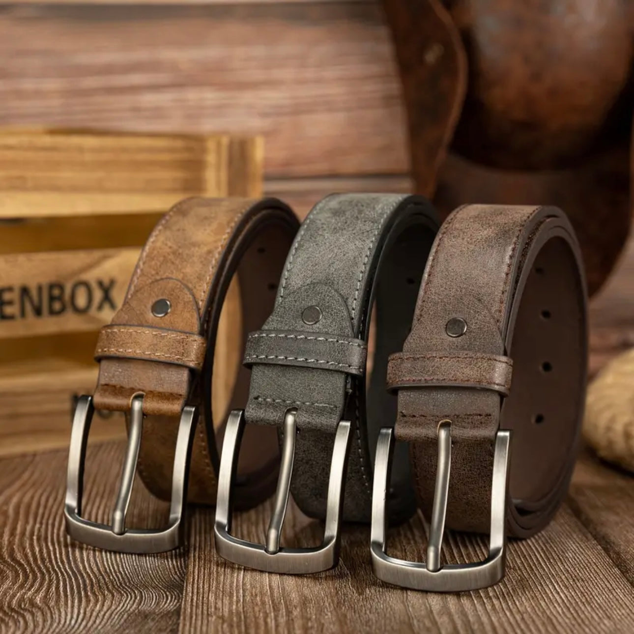 Rustic Leather Belt