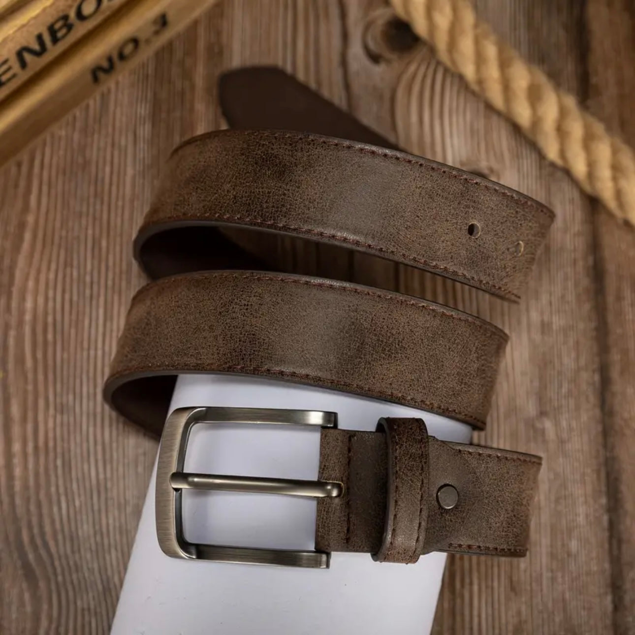 Rustic Leather Belt