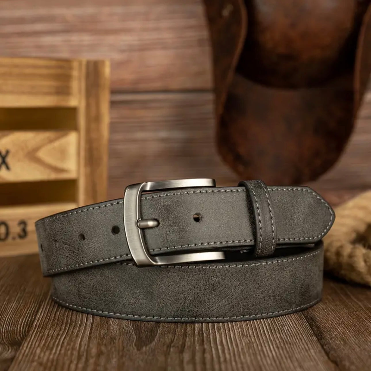 Rustic Leather Belt