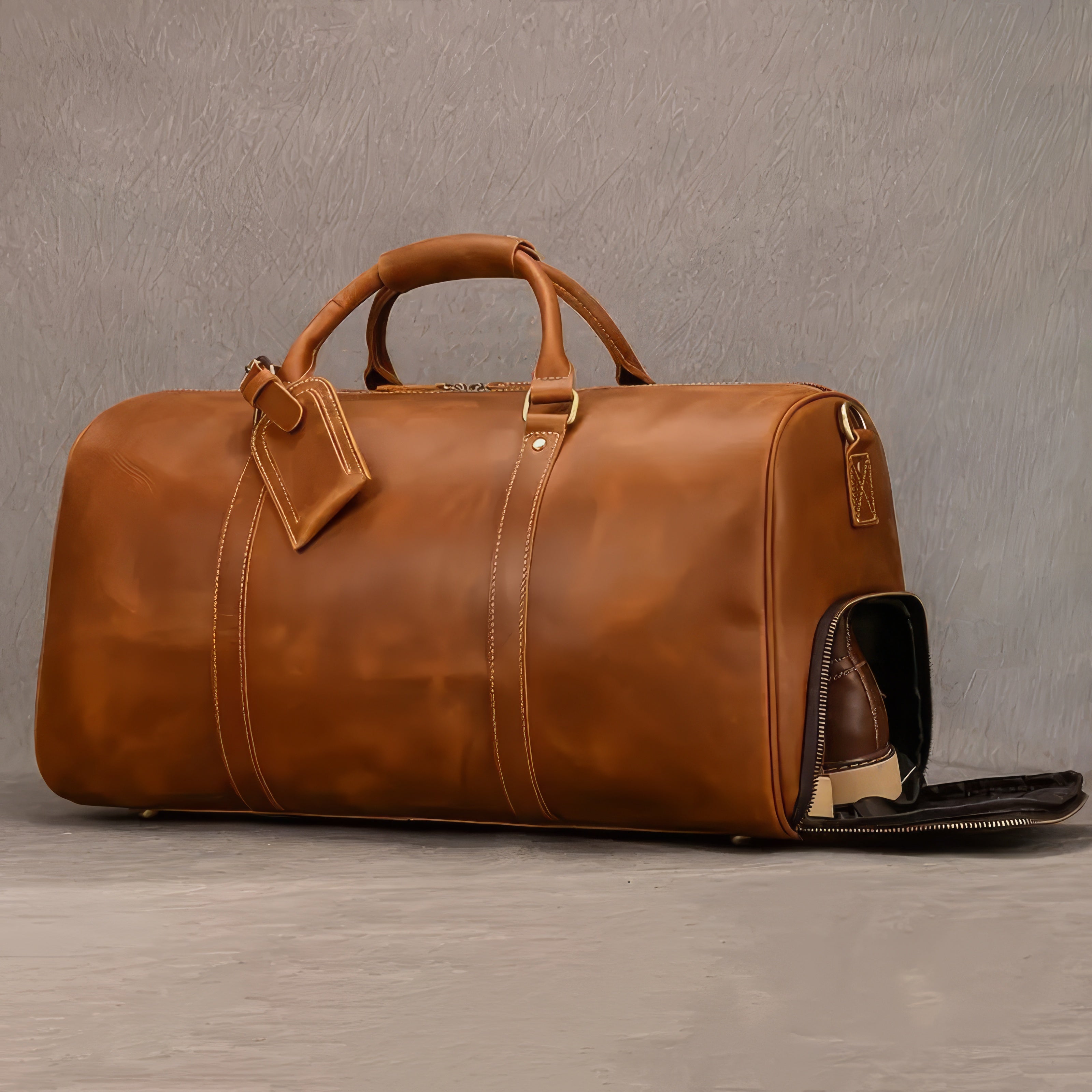 Varenna Leather Duffel