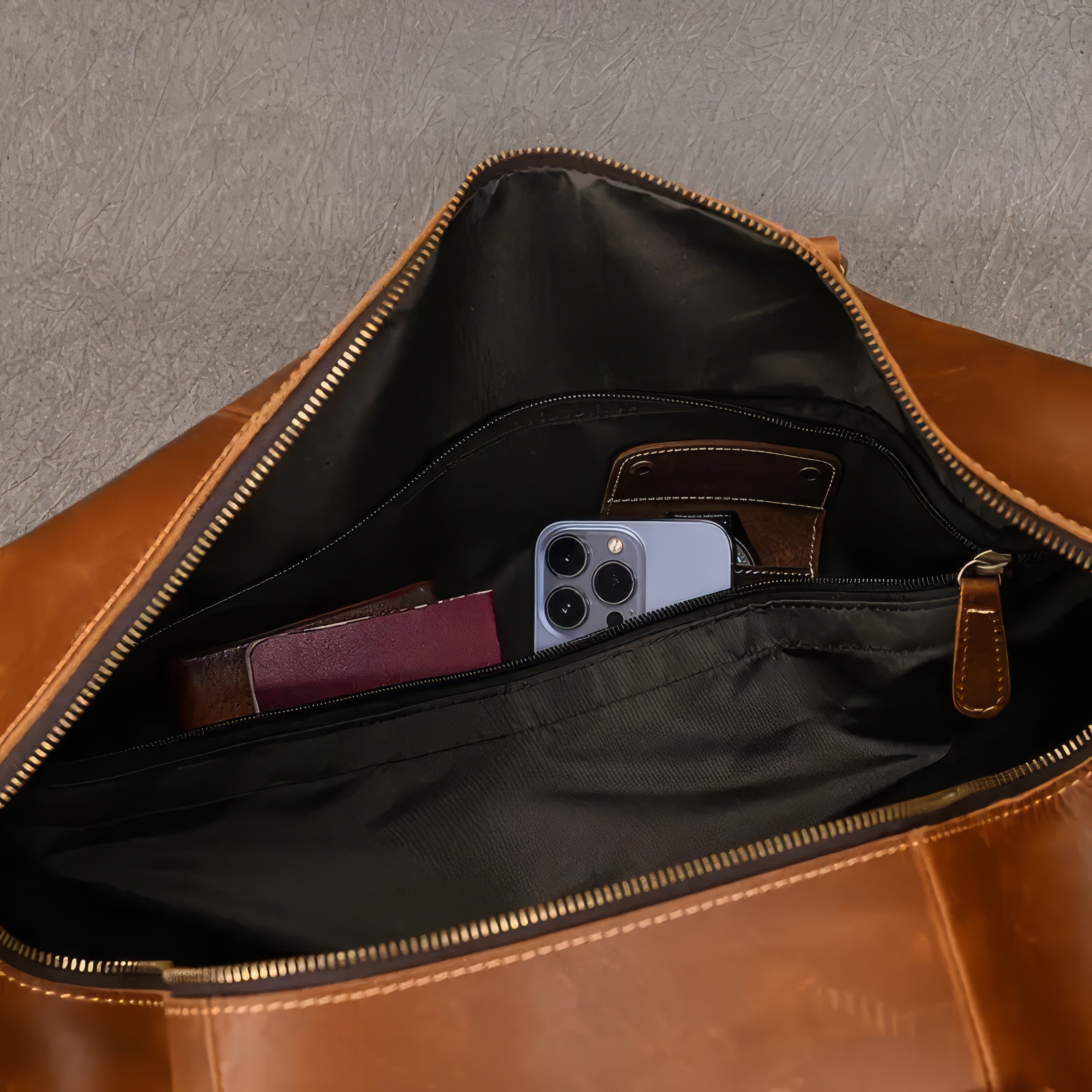 Varenna Leather Duffel