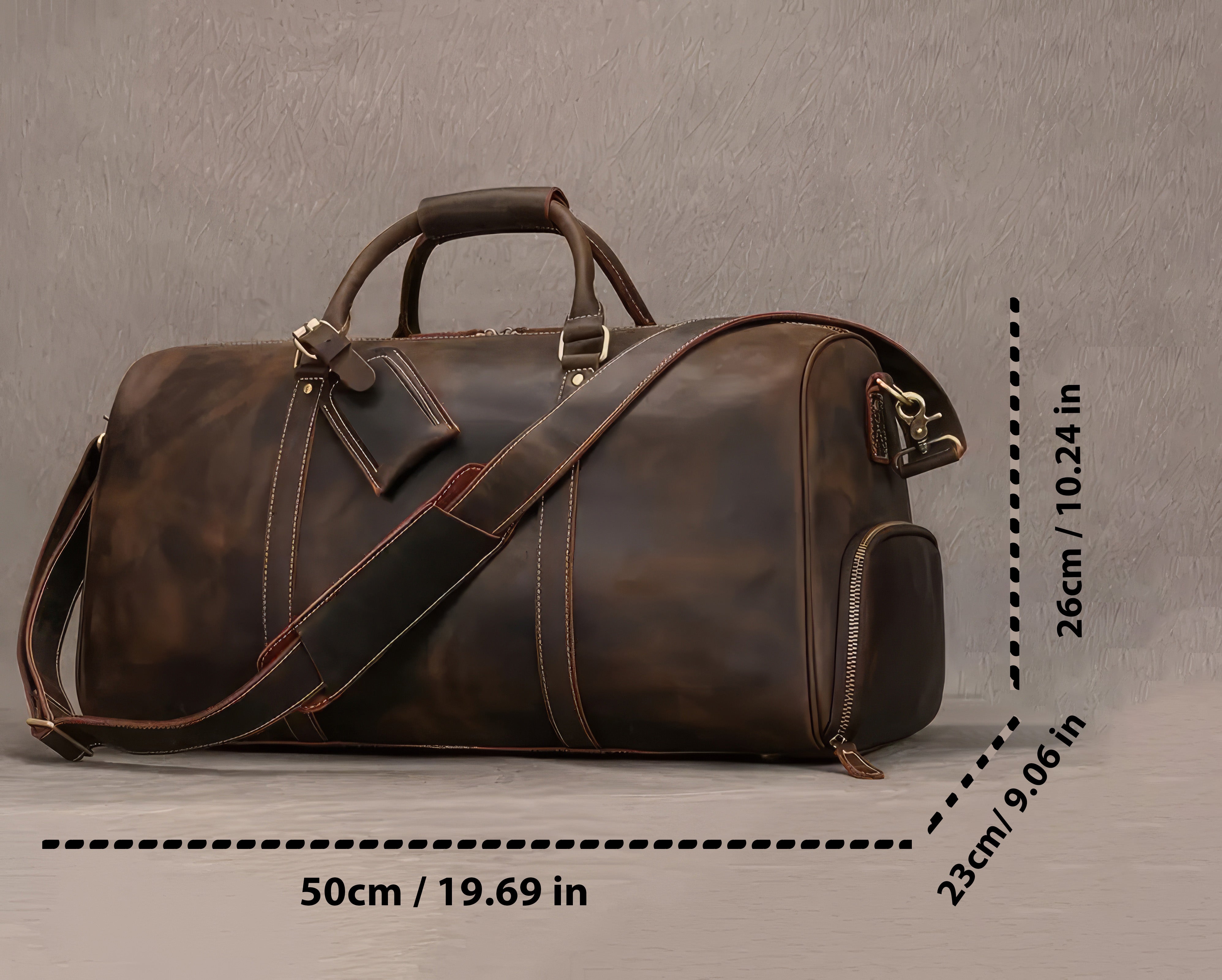 Varenna Leather Duffel