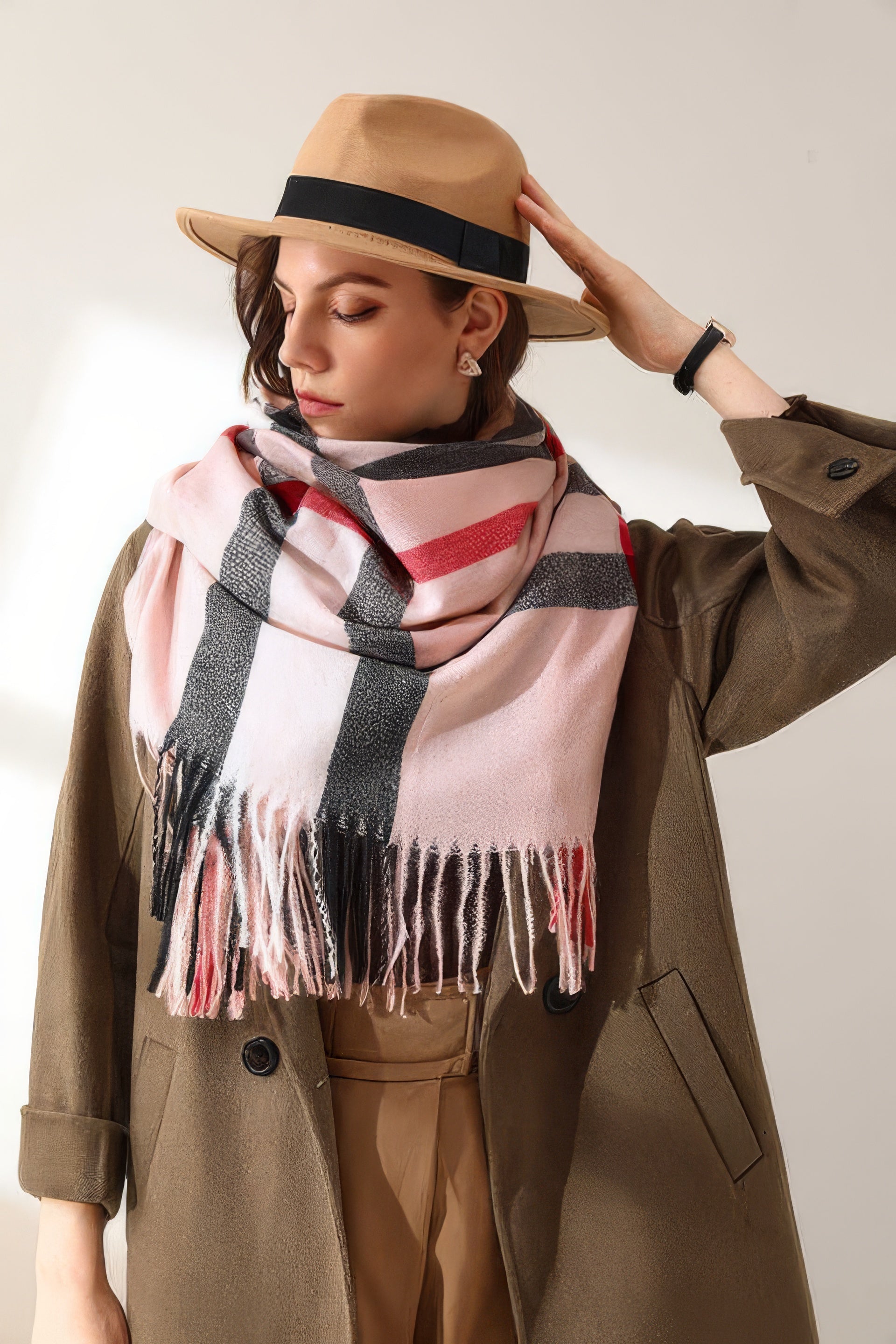 Caldo Plaid Scarf