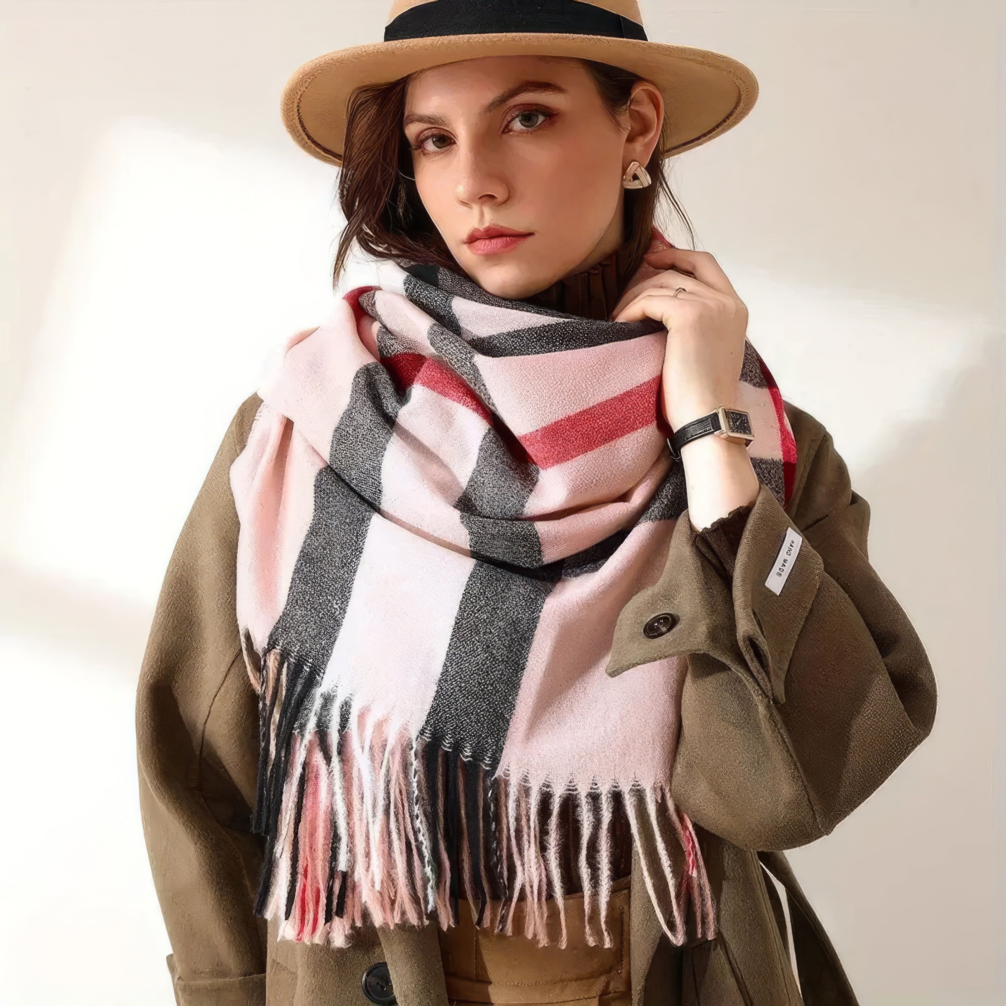 Caldo Plaid Scarf