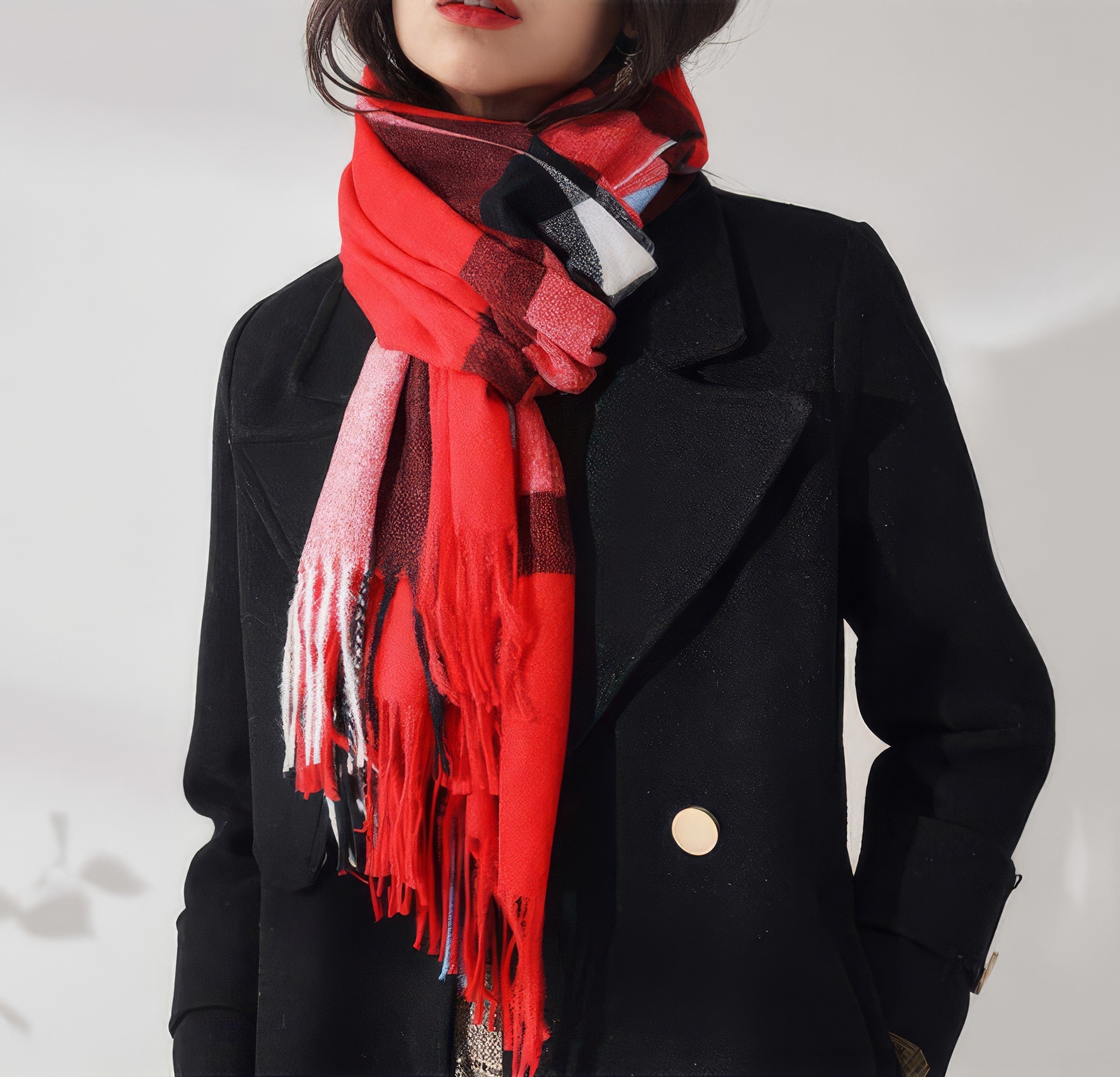 Caldo Plaid Scarf