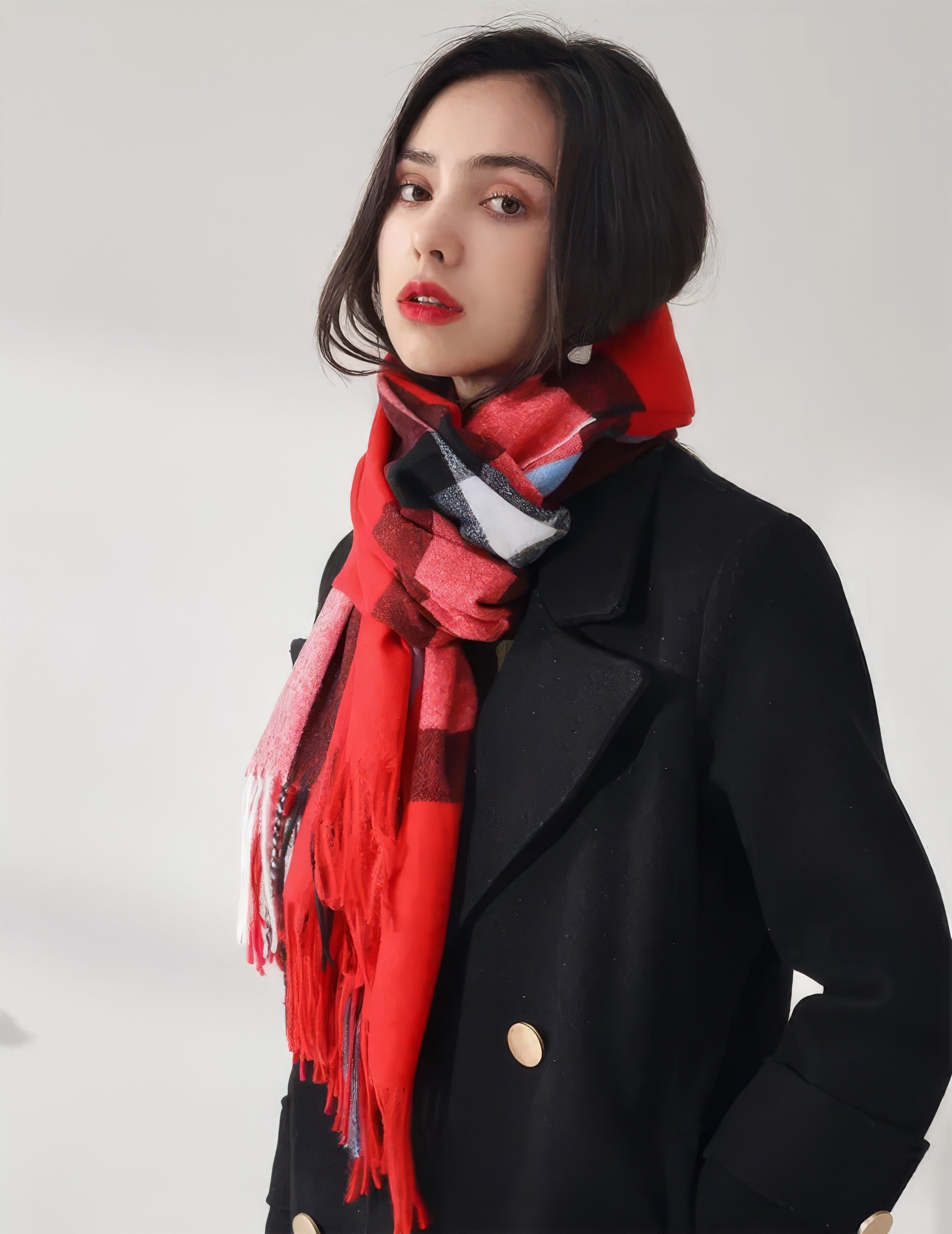 Caldo Plaid Scarf