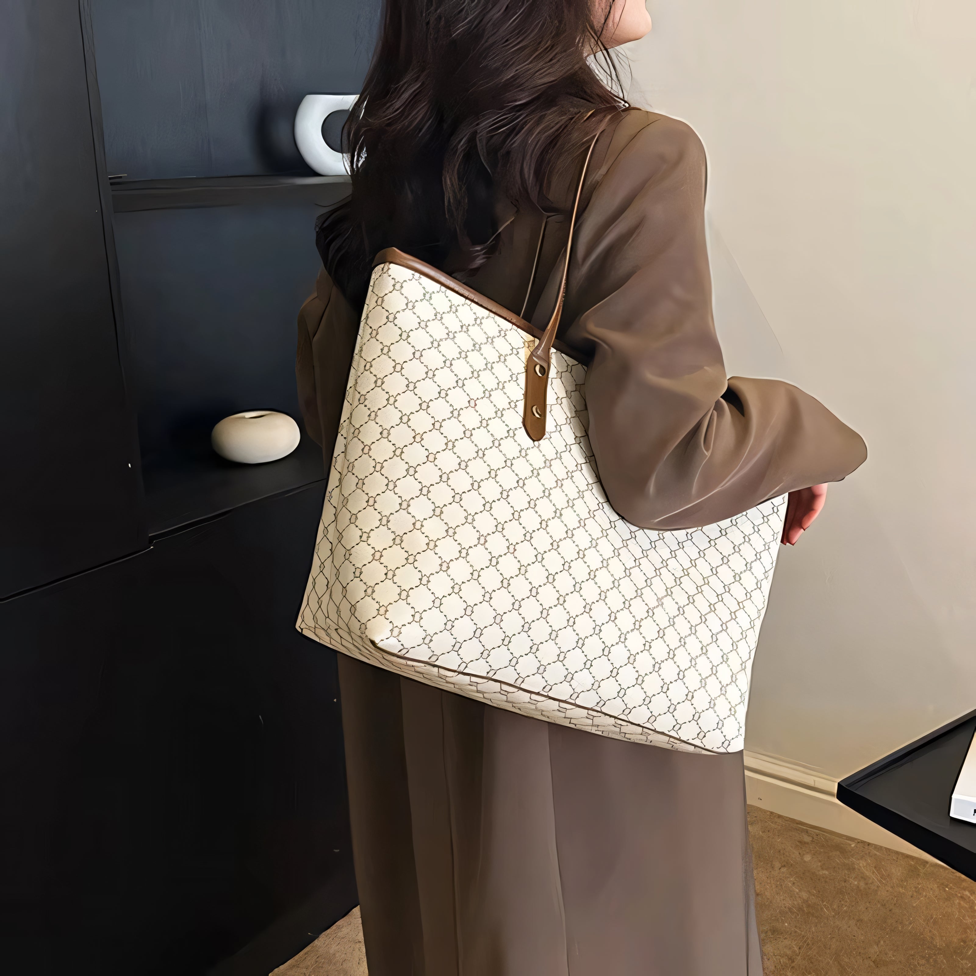 Bellavoro Monogram Tote Handbag