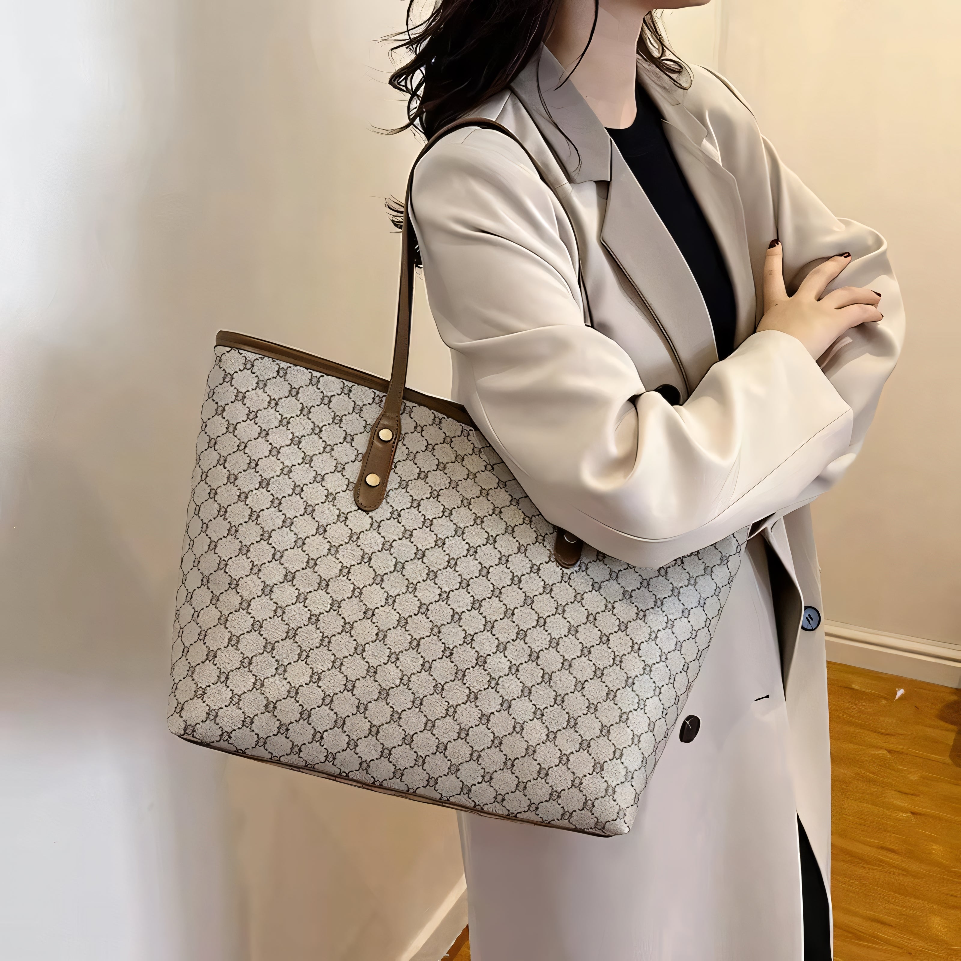 Bellavoro Monogram Tote Handbag