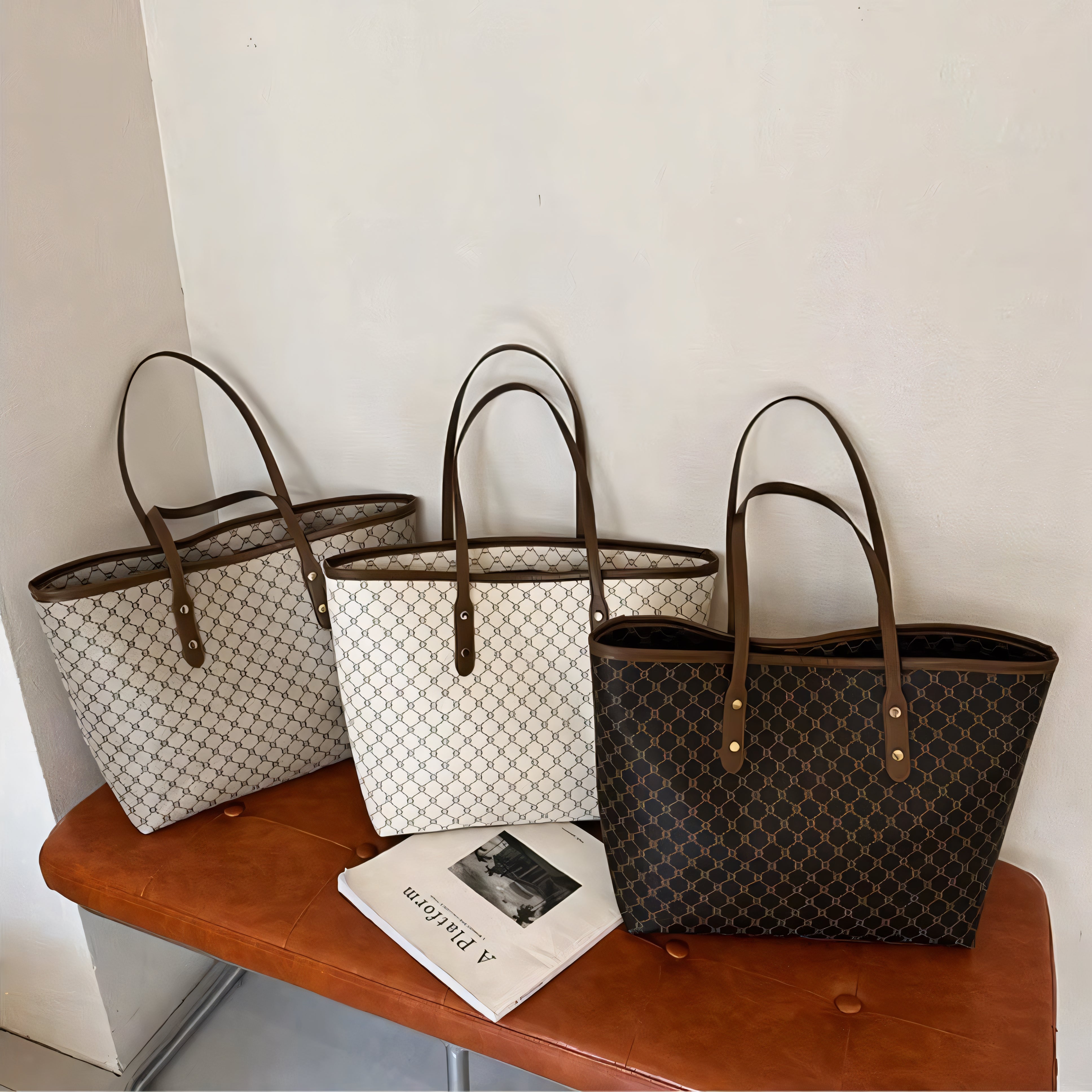 Bellavoro Monogram Tote Handbag