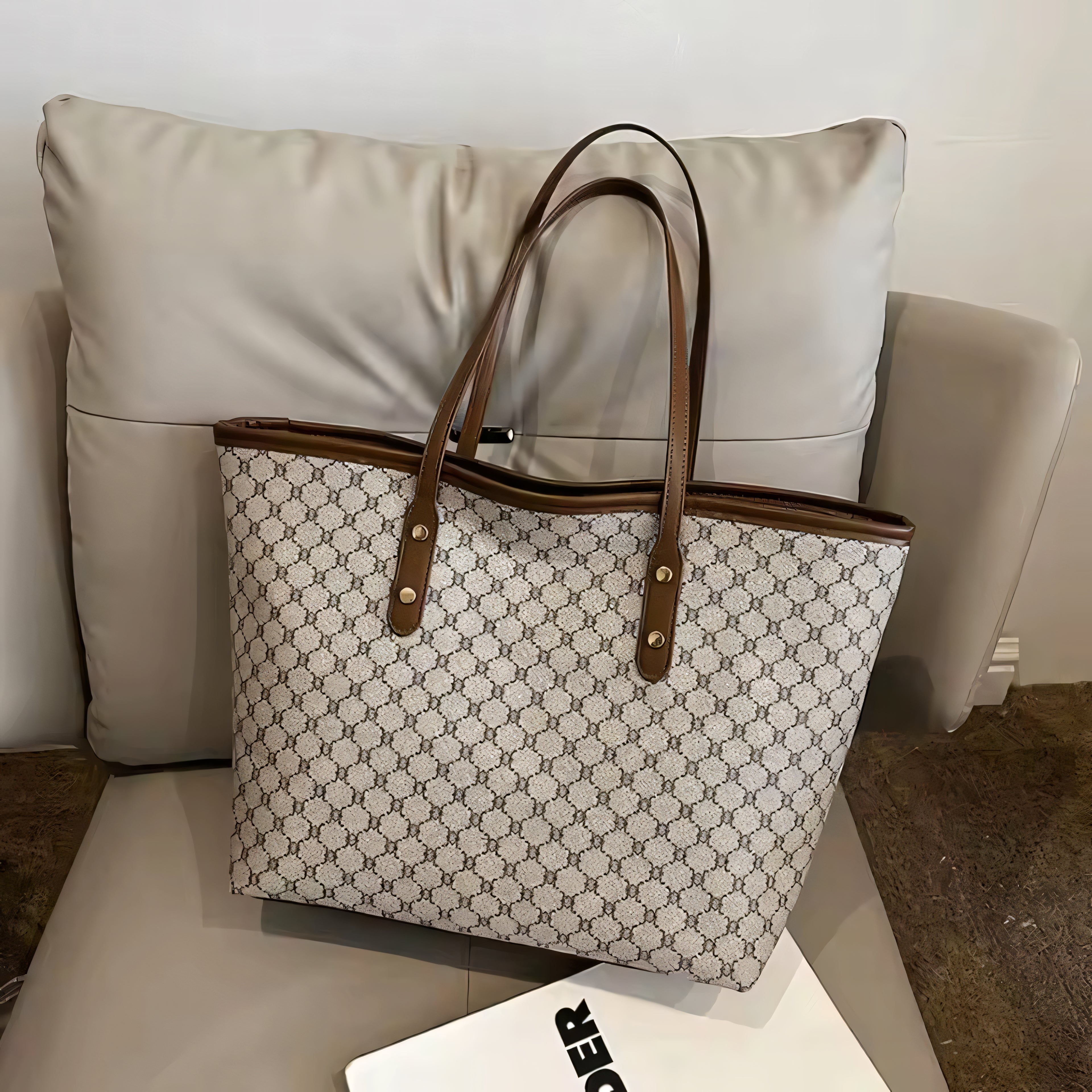 Bellavoro Monogram Tote Handbag