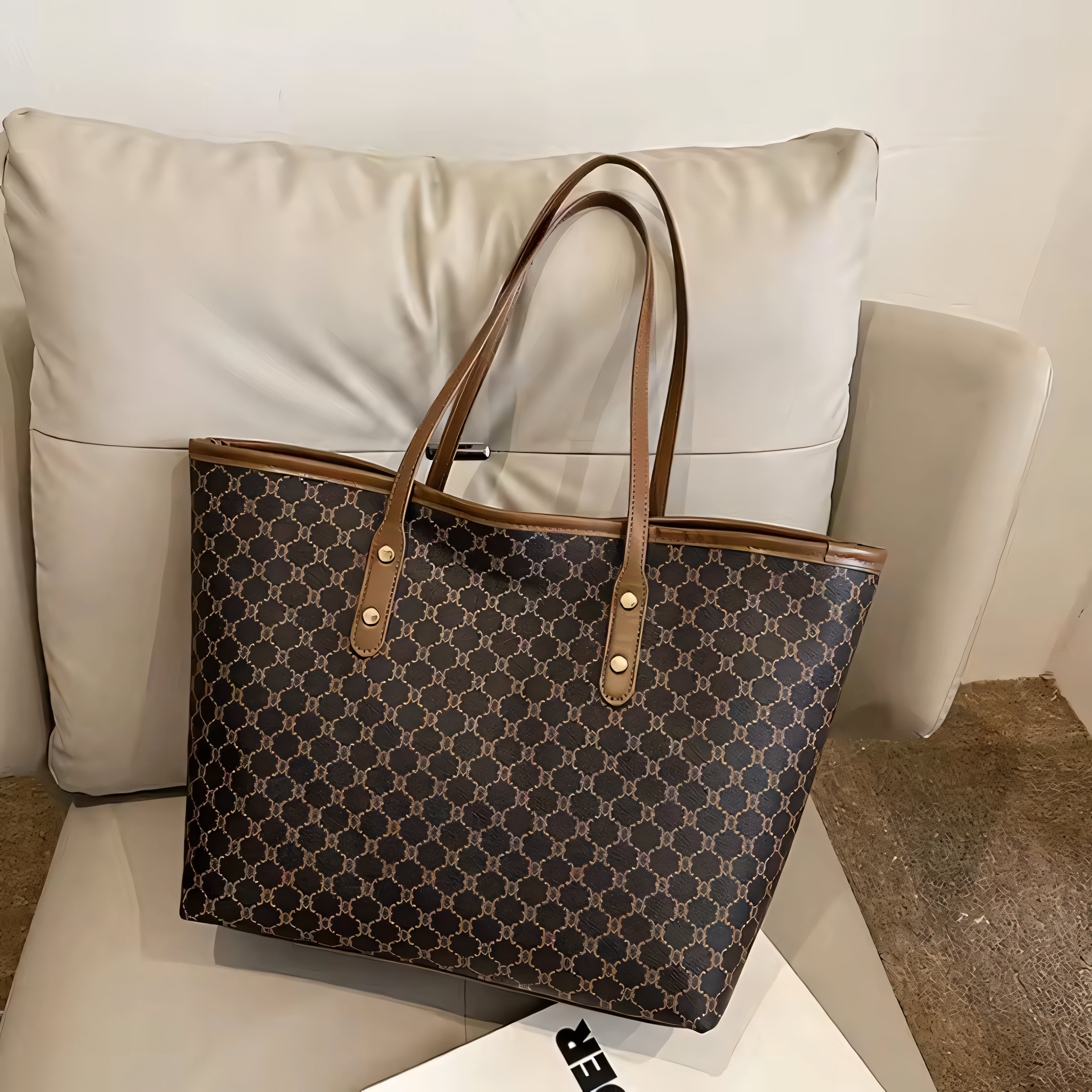 Bellavoro Monogram Tote Handbag