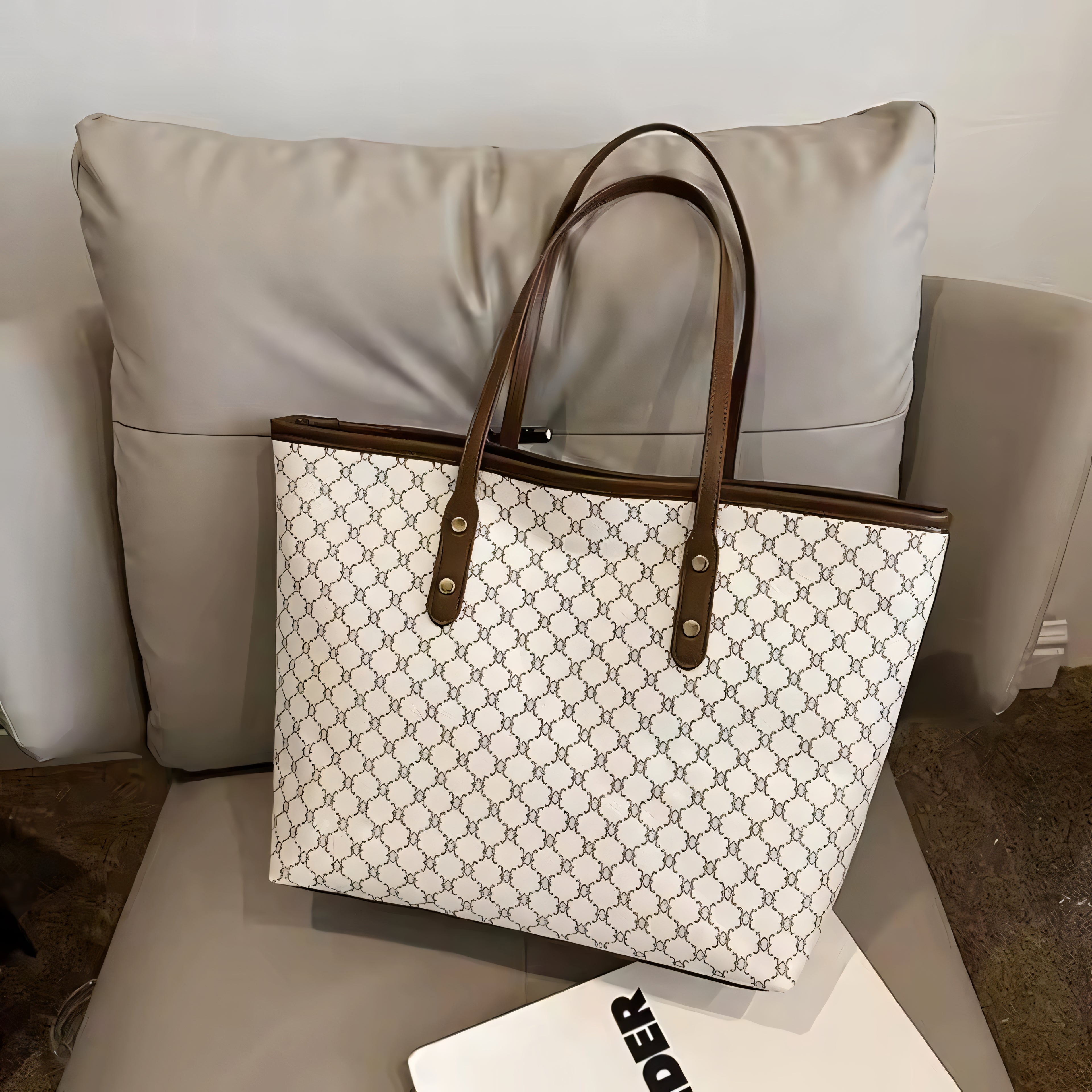 Bellavoro Monogram Tote Handbag