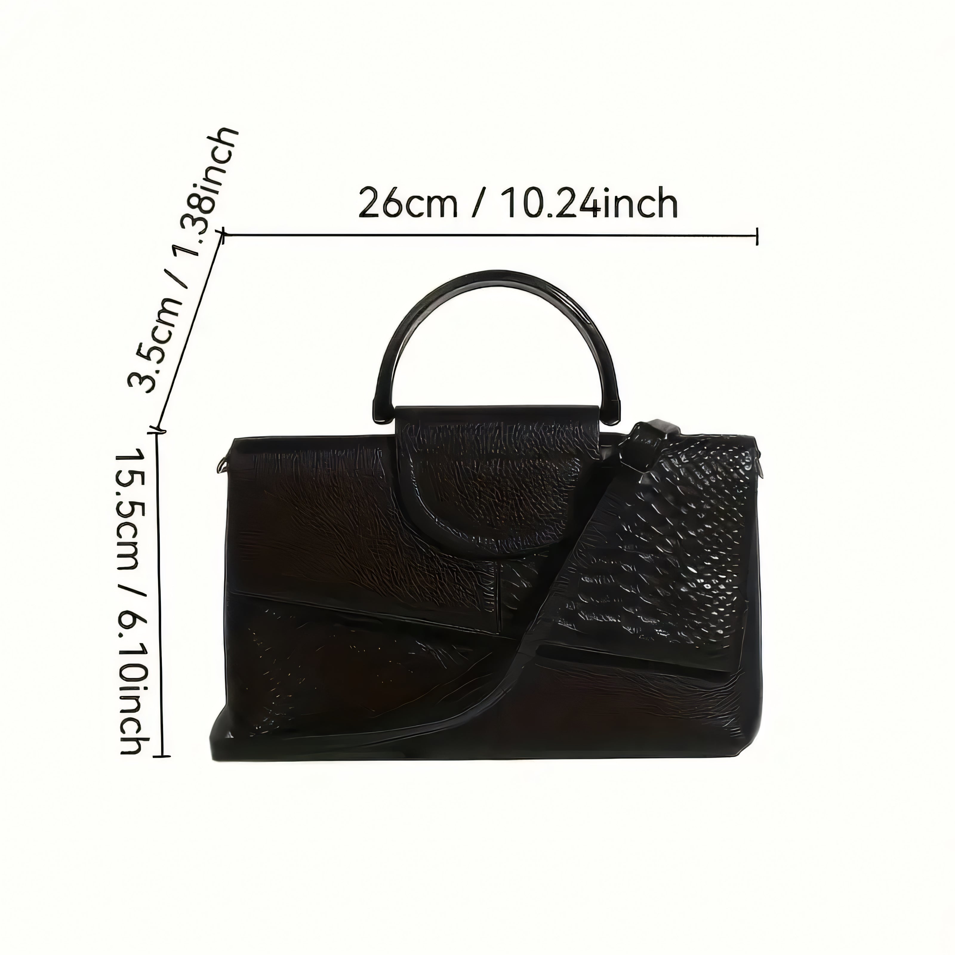 Nero Serpente Clutch